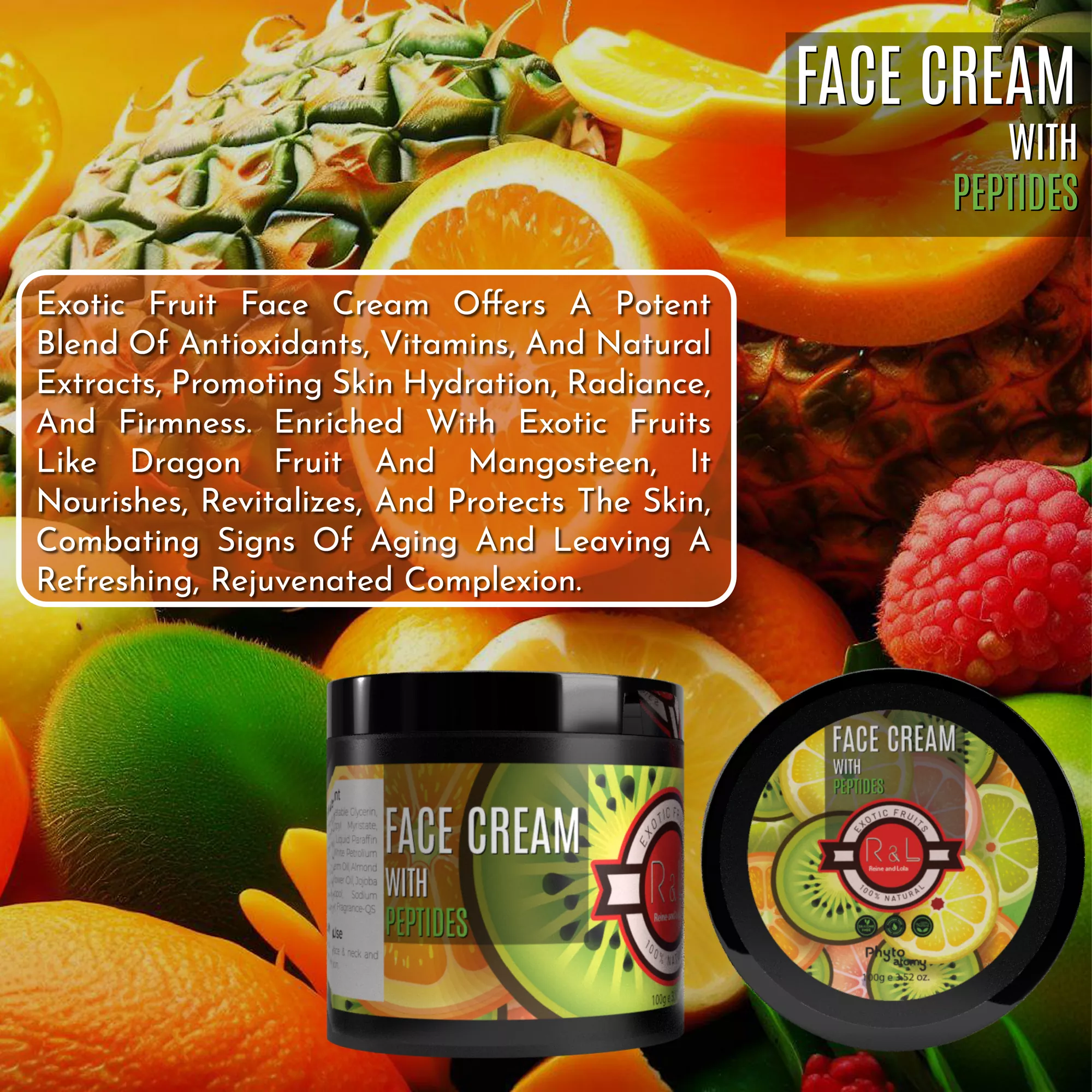R&L Exotic Fruits Face Cream (100g)